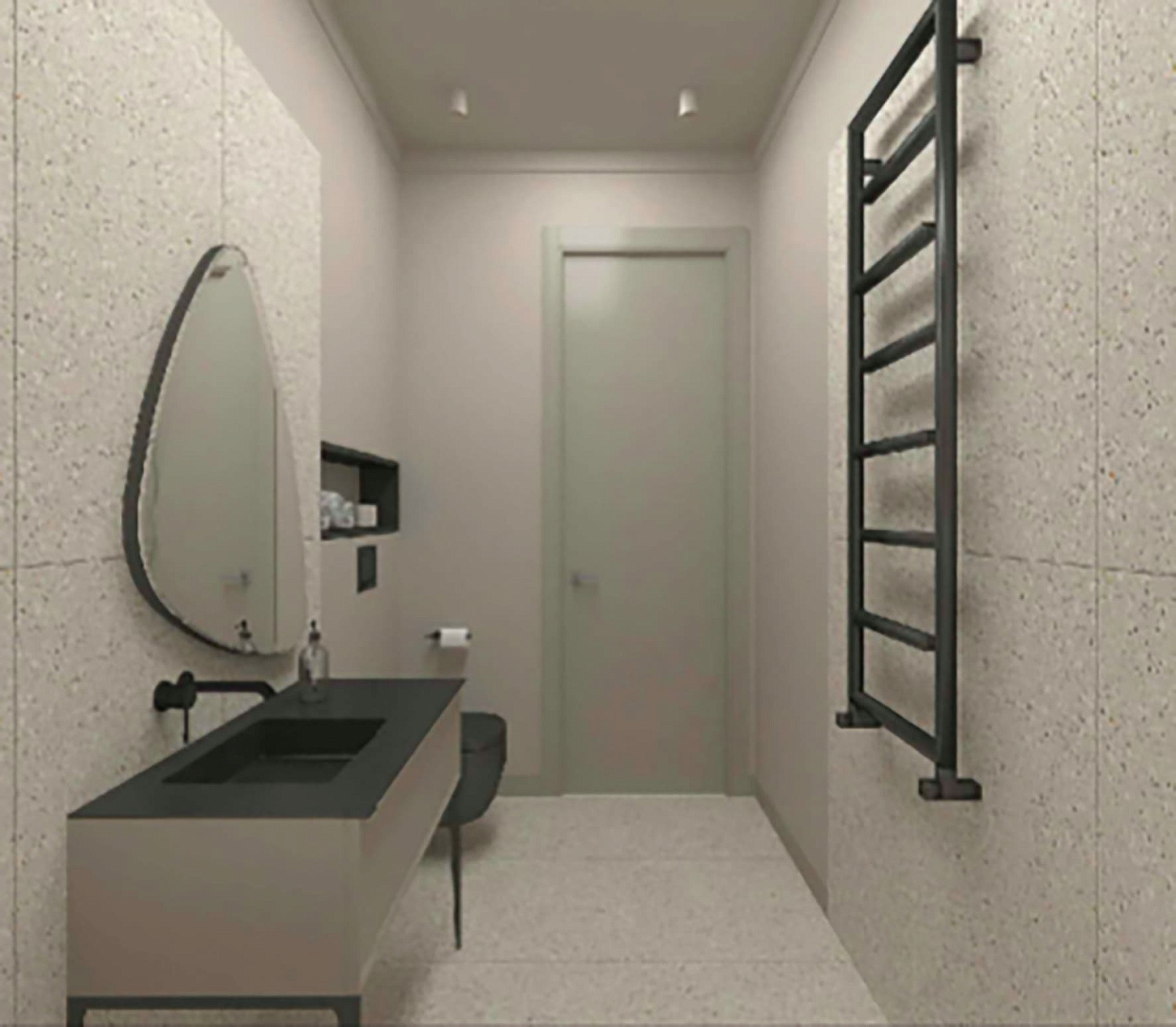 Типовой дизайн-проект однокомнатной квартиры в ЖК «Галактика» (43 м2)